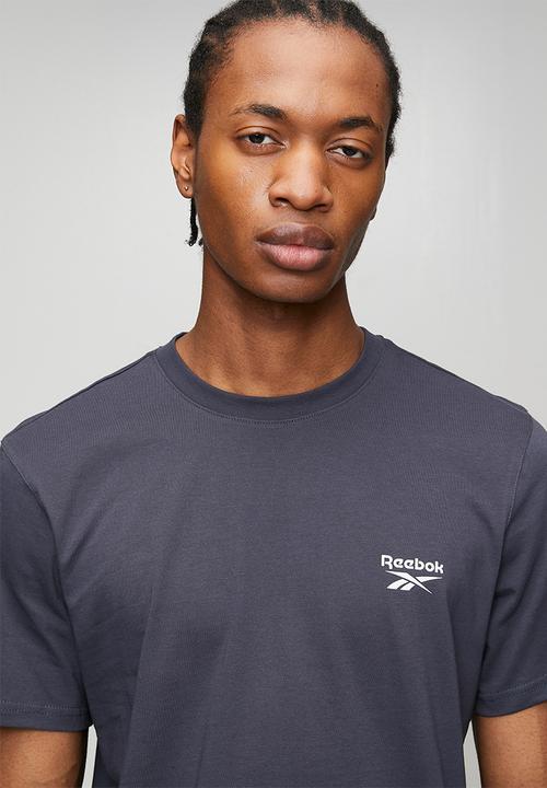 Reebok - Cody small logo crew neck ss tee - vector navy