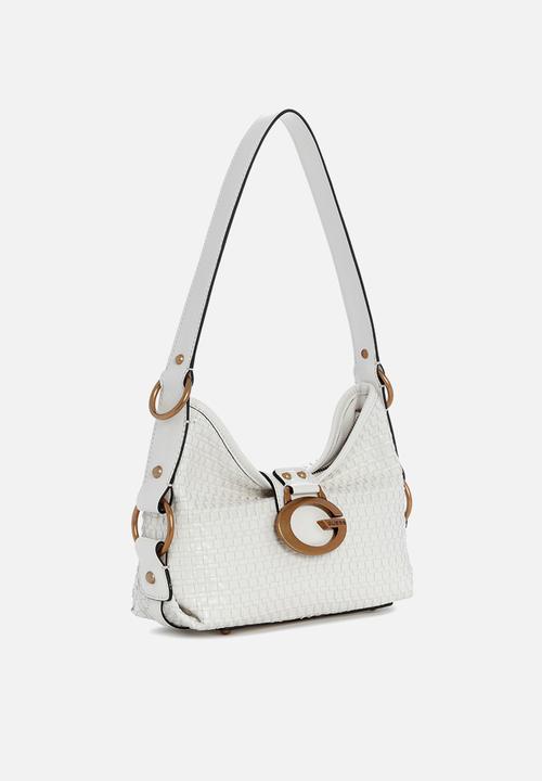GUESS - Camden Mini Shoulder Bag - White