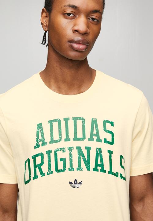 adidas Originals - RETRO WORDING  - warm vanilla