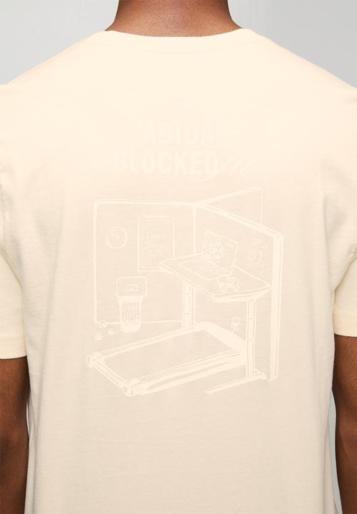 adidas Performance - CLKD I OFC Tee  - ecru tint