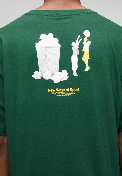 adidas Performance - SKHOOP Tee  - collegiate green