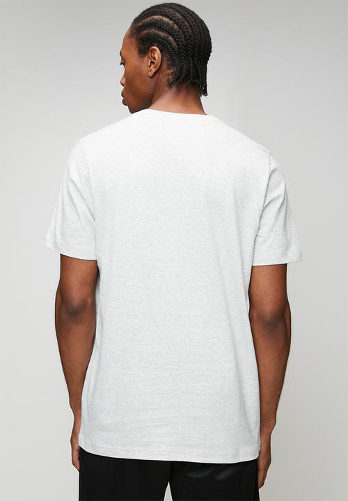 adidas Performance - Big Logo SJ Tee  - lighgrey heather/lgh solid grey