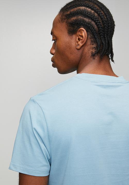 Ben Sherman - Essential Target  Print Crew Tee Shirt - Cassidy Blue