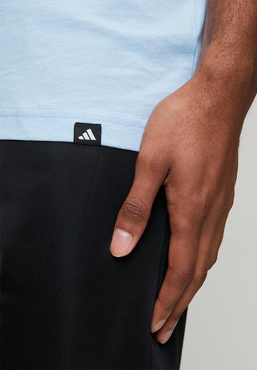 adidas Performance - CLKD I OFC Tee  - glow blue