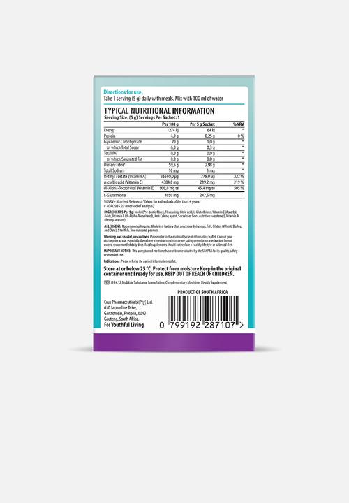 Youthful Living - L-Glutathione 10's Sachets -Berry