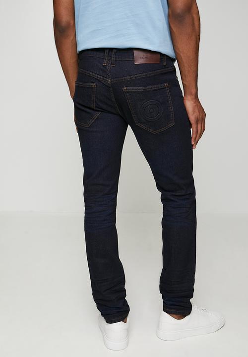 Ben Sherman - Slim Fit Spray Coated Denim - Dark Indigo