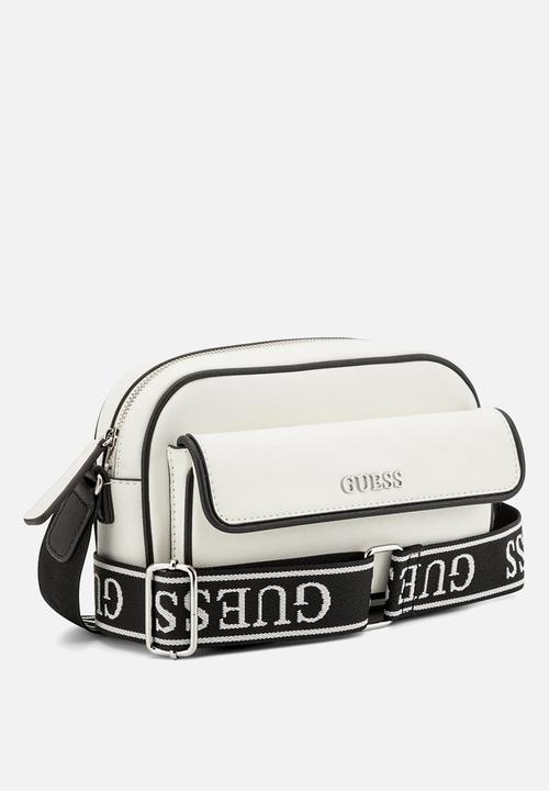 GUESS - Erin Mini Crossbody Top Zip Bag- Cream Multi