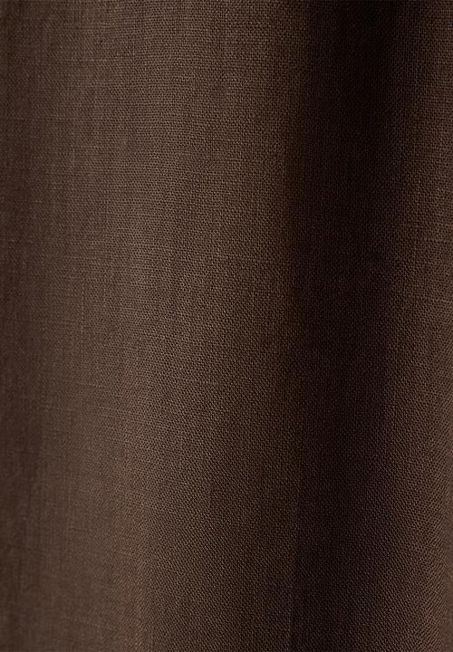 MANGO - Trousers soma - dark brown