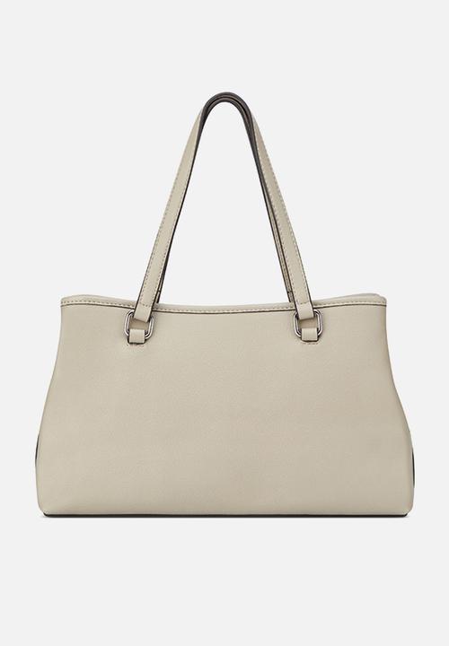 GUESS - Angelica Satchel Bag- Taupe