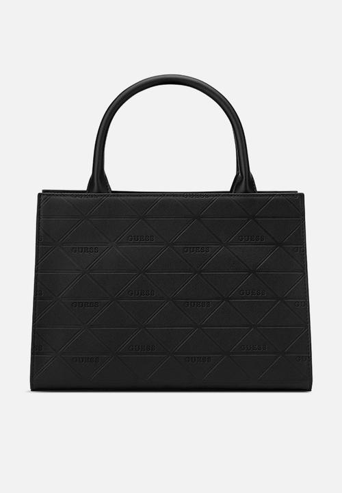 GUESS - Celestia Satchel Bag- Black