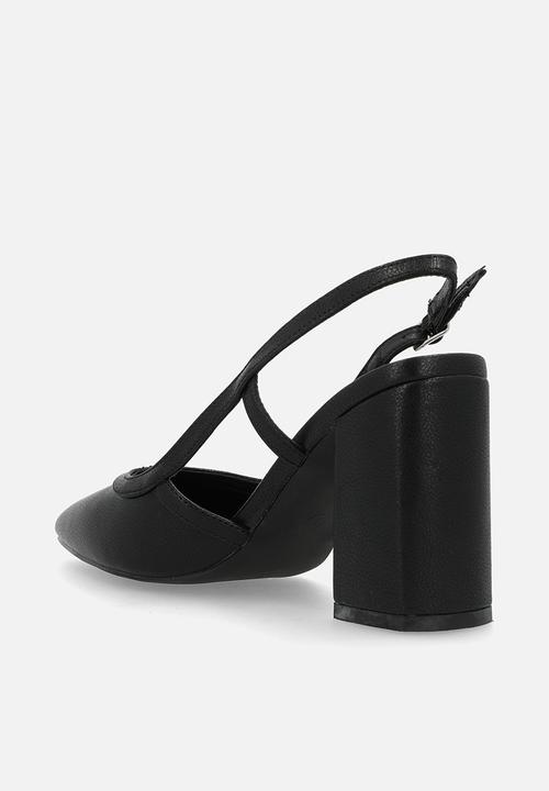 Madison® - Paula 3 closed toe slingback - black