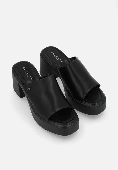 Rock & Co - Cynthia 1 platform block heel - black
