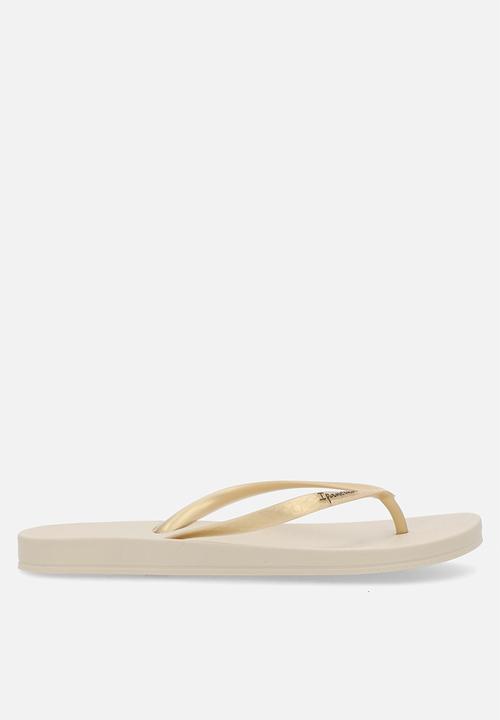 Ipanema - Anatomica Fem Flip Flop - beige & gold