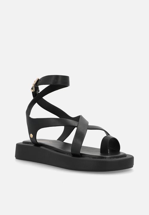 Viabeach - Coconut 39 cross-over thick sandal - black