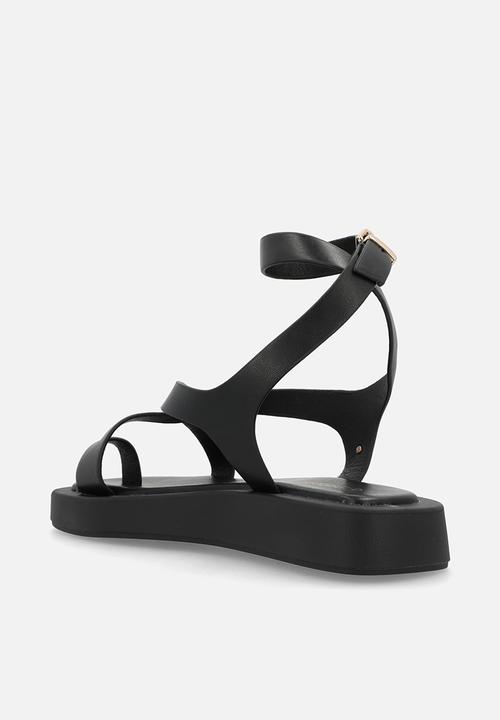 Viabeach - Coconut 39 cross-over thick sandal - black