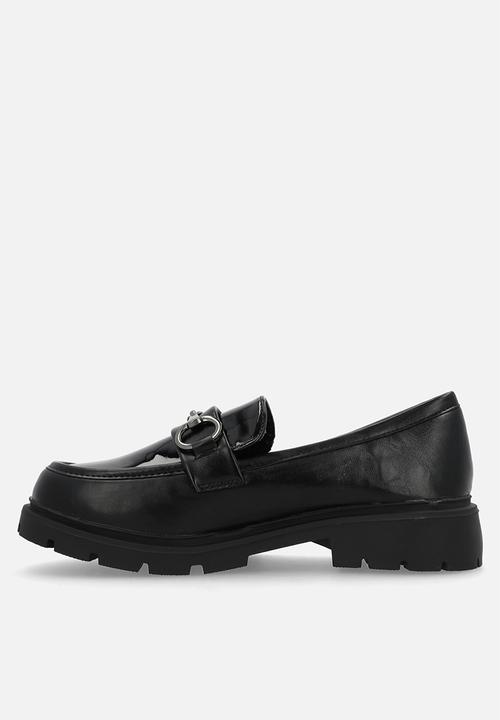 Rock & Co - Coven 4 metal trim combo loafer - black