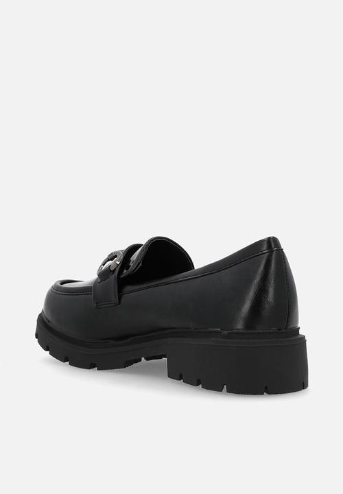 Rock & Co - Coven 4 metal trim combo loafer - black