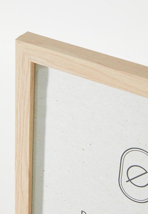 H&S - Gallery wall frame set of 3  - Neutral