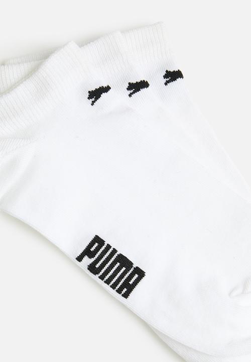 PUMA - Mens 3 Pk No Show Sock-White