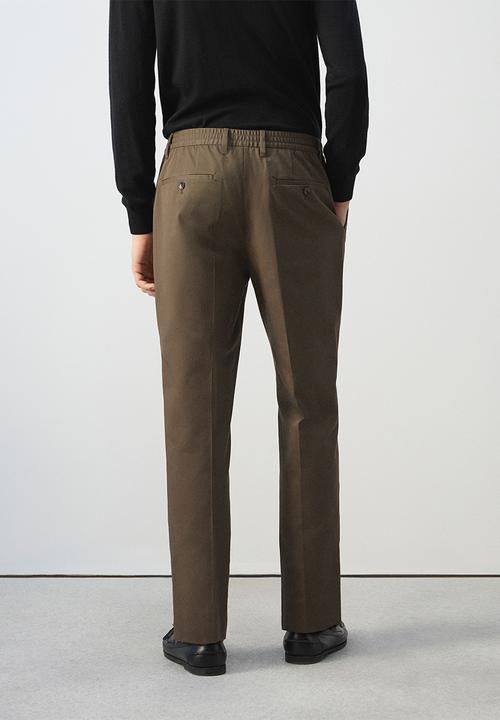 MANGO - Trousers Roberto2 - Brown