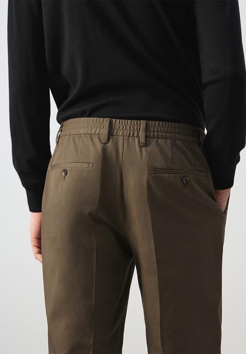 MANGO - Trousers Roberto2 - Brown