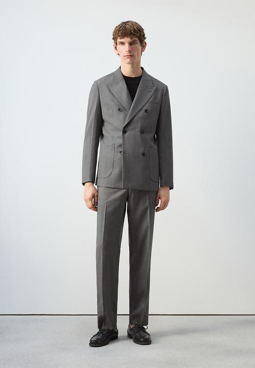 MANGO - Trousers Ricardo - Gray