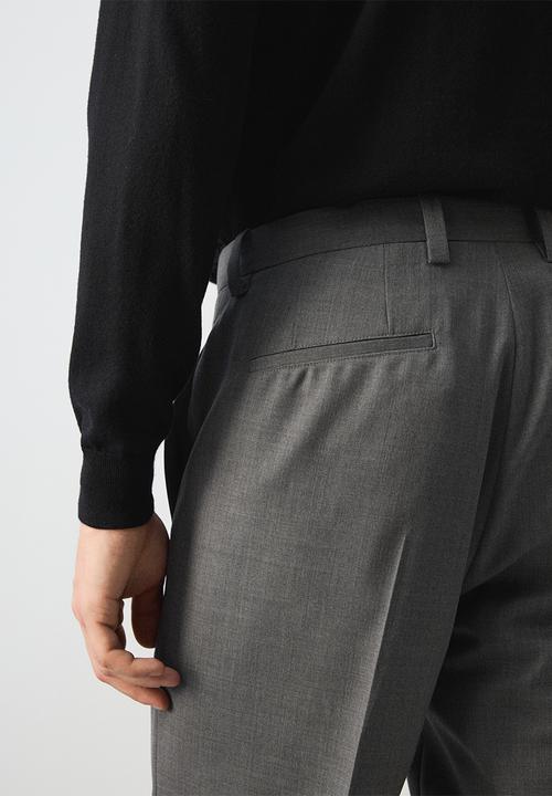 MANGO - Trousers Ricardo - Gray