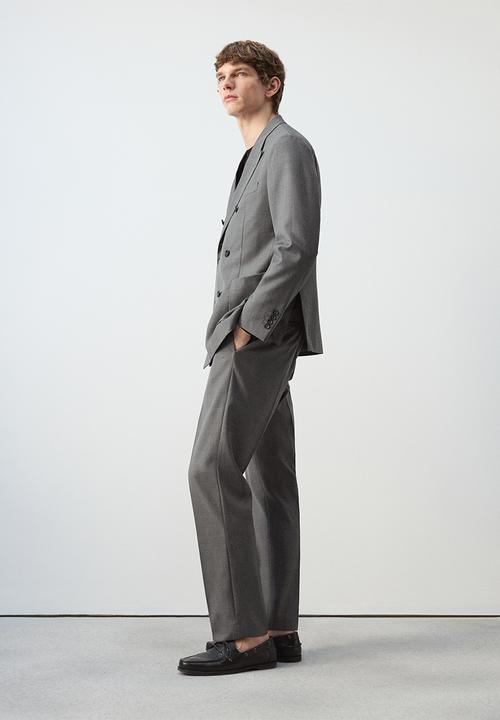 MANGO - Trousers Ricardo - Gray