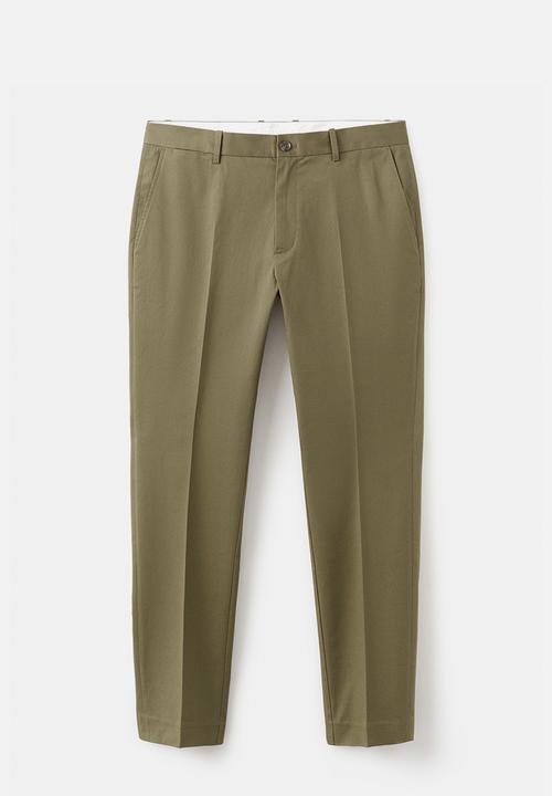 MANGO - Trousers Dublino - Dark Green