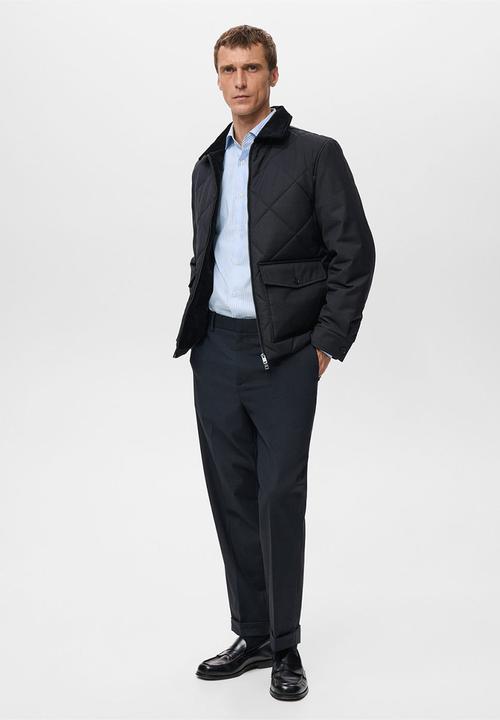MANGO - Jacket Niall - Dark Blue