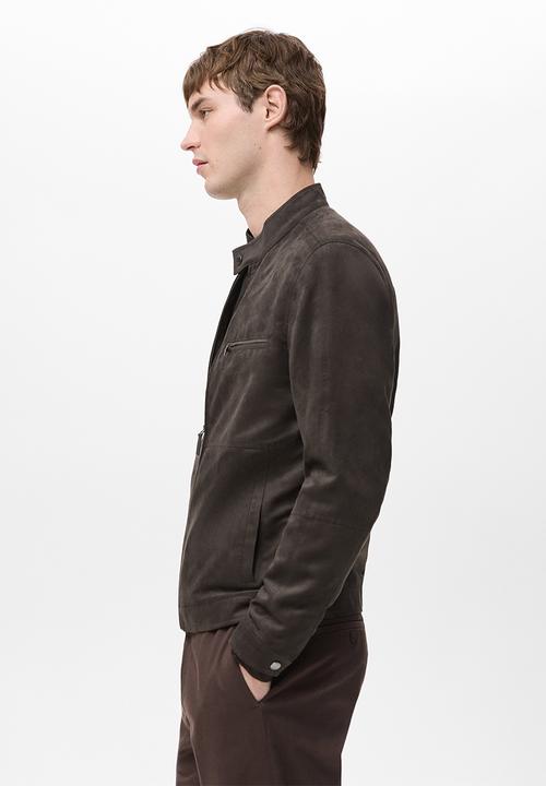 MANGO - Jacket Boy - Brown