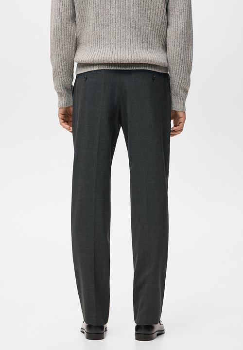 MANGO - Trousers Atlas - Dark Grey