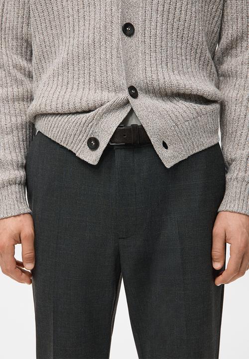 MANGO - Trousers Atlas - Dark Grey