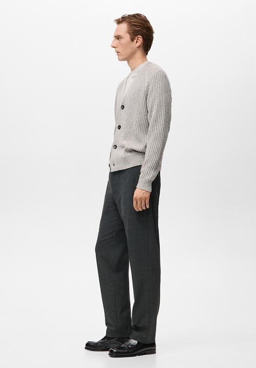 MANGO - Trousers Atlas - Dark Grey