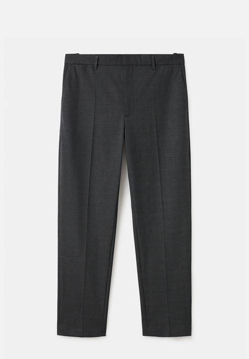 MANGO - Trousers Atlas - Dark Grey