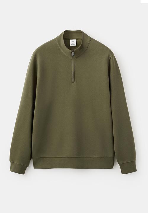 MANGO - Sweatshirt Winne - Dark Green