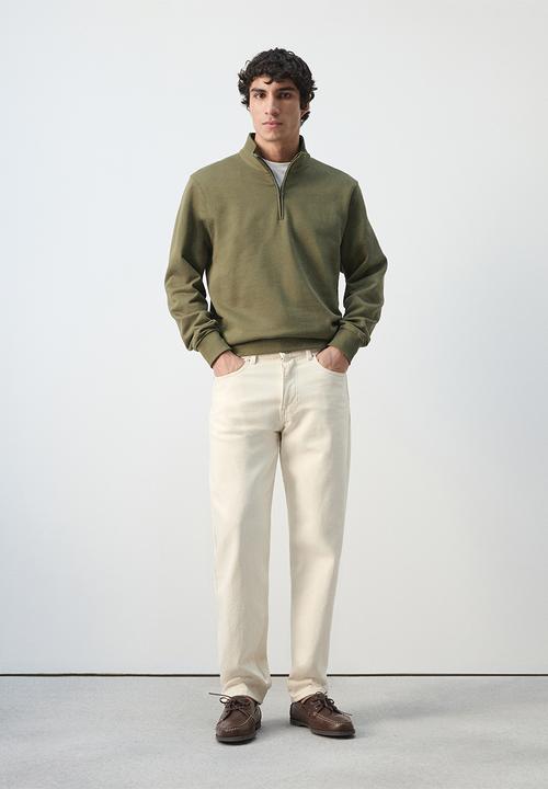 MANGO - Sweatshirt Winne - Dark Green