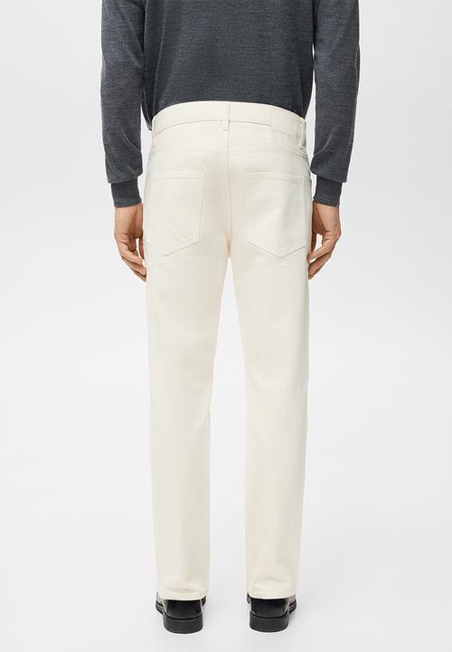 MANGO - Jeans Ben - Light Beige