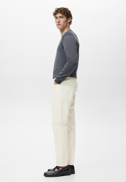 MANGO - Jeans Ben - Light Beige