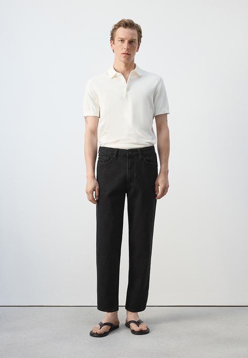 MANGO - Jeans Sammy - Black Denim
