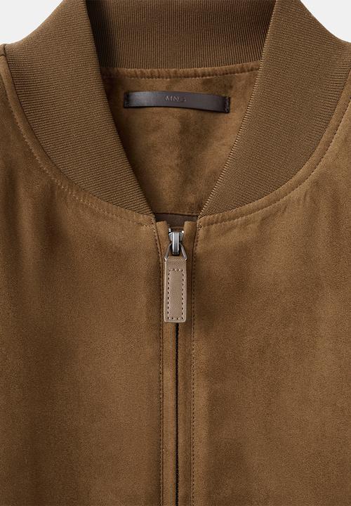 MANGO - Jacket Bero - Dark Brown