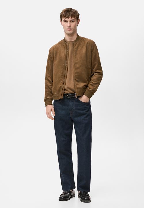 MANGO - Jacket Bero - Dark Brown