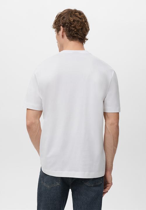MANGO - T-Shirt  Bellow - White
