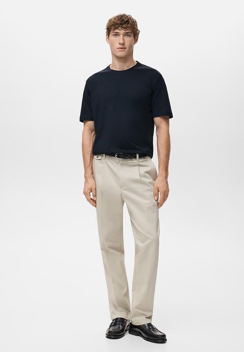 MANGO - T-Shirt  Bellow - Navy