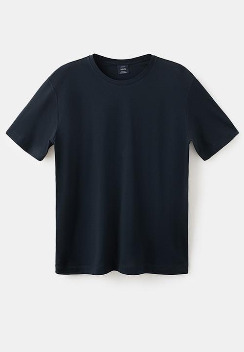 MANGO - T-Shirt  Bellow - Navy