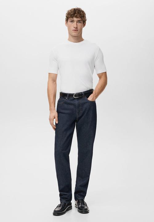 MANGO - 2 Pack Stretch Tees - White