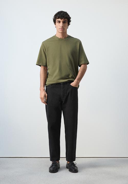 MANGO - T-Shirt  Anouk - Dark Green
