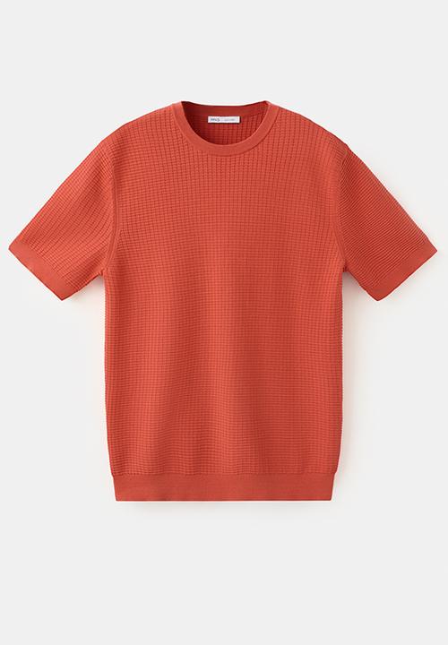 MANGO - T-Shirt Fluid - Medium Pink