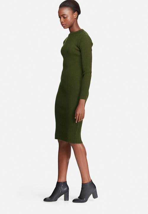 dailyfriday - Ribbed knitwear dress