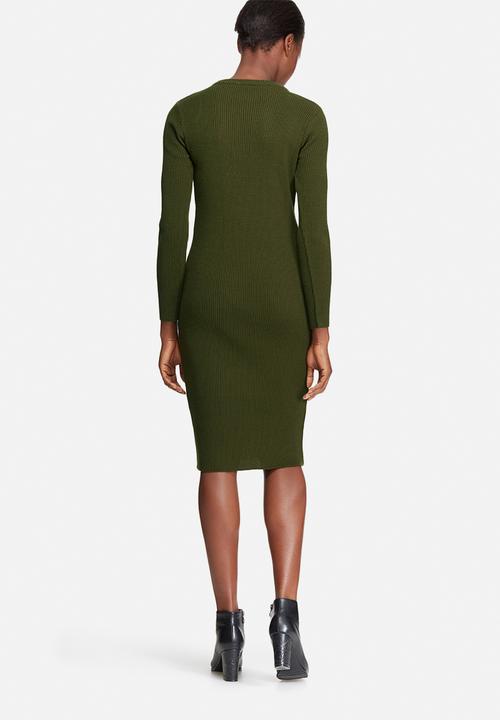dailyfriday - Ribbed knitwear dress